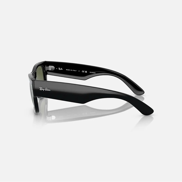 Ray-Ban Polarized Mega Wayfarer, Polished Black - Picture 3 of 8